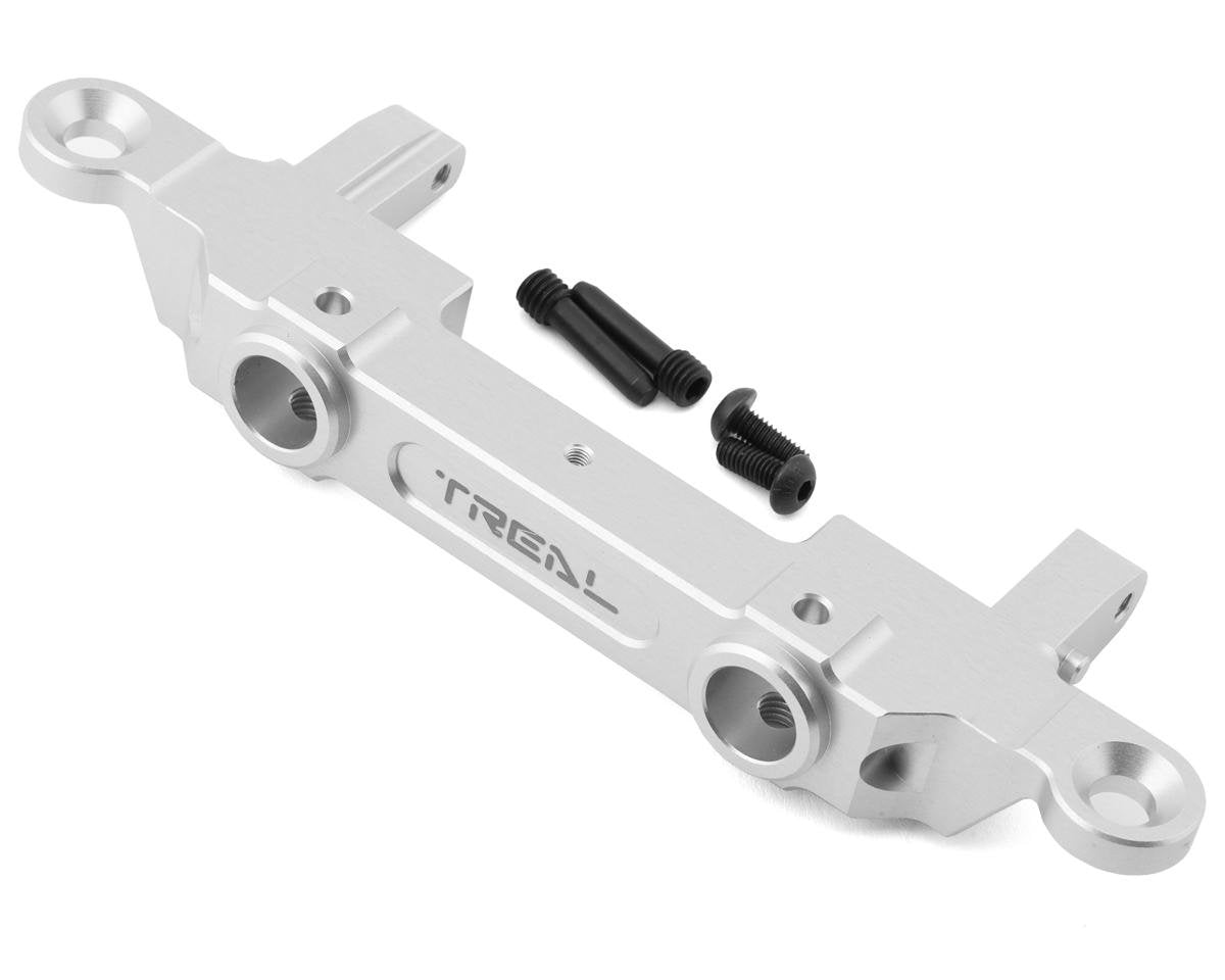 Treal Hobby SCX6 Aluminum Rear Bumper & Body Mount (Silver) (TLHTSCX6-29)