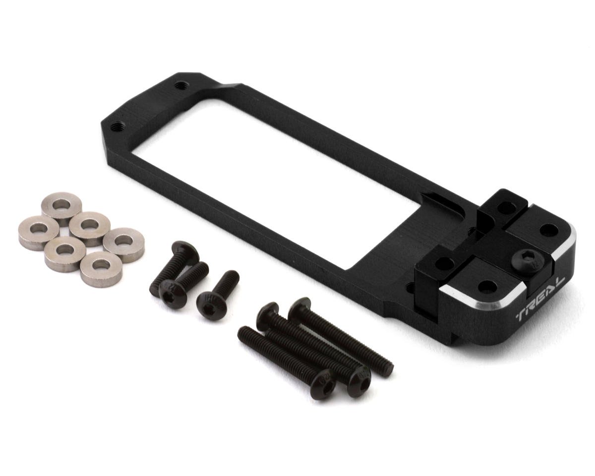 Treal Hobby SCX6 Adjustable Aluminum Servo Mount (Black) (TLHTSCX6-47)