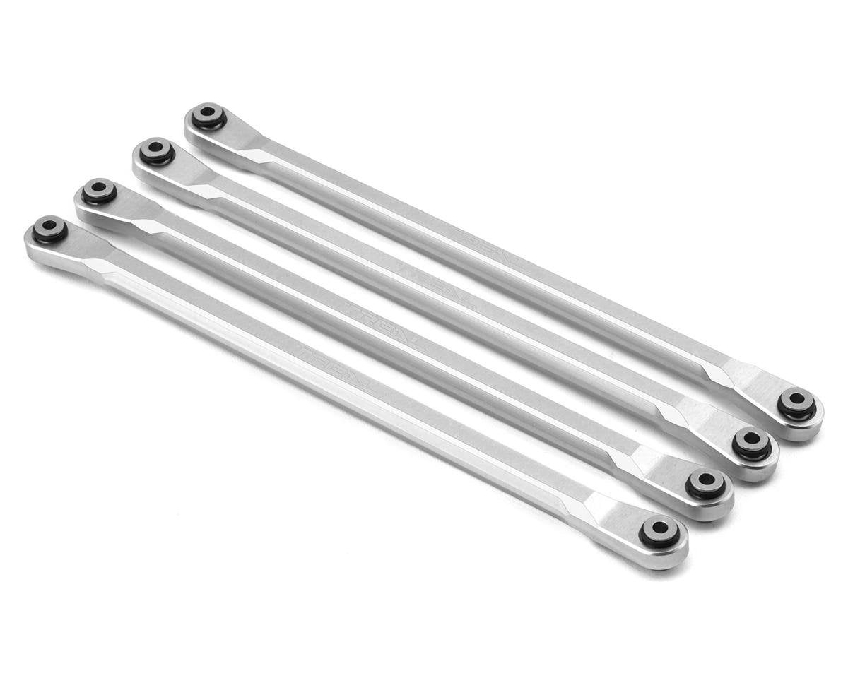 Treal Hobby SCX6 Aluminum Lower Links Set (Silver) (Std Length) (4) (TLHTSCX6-78)