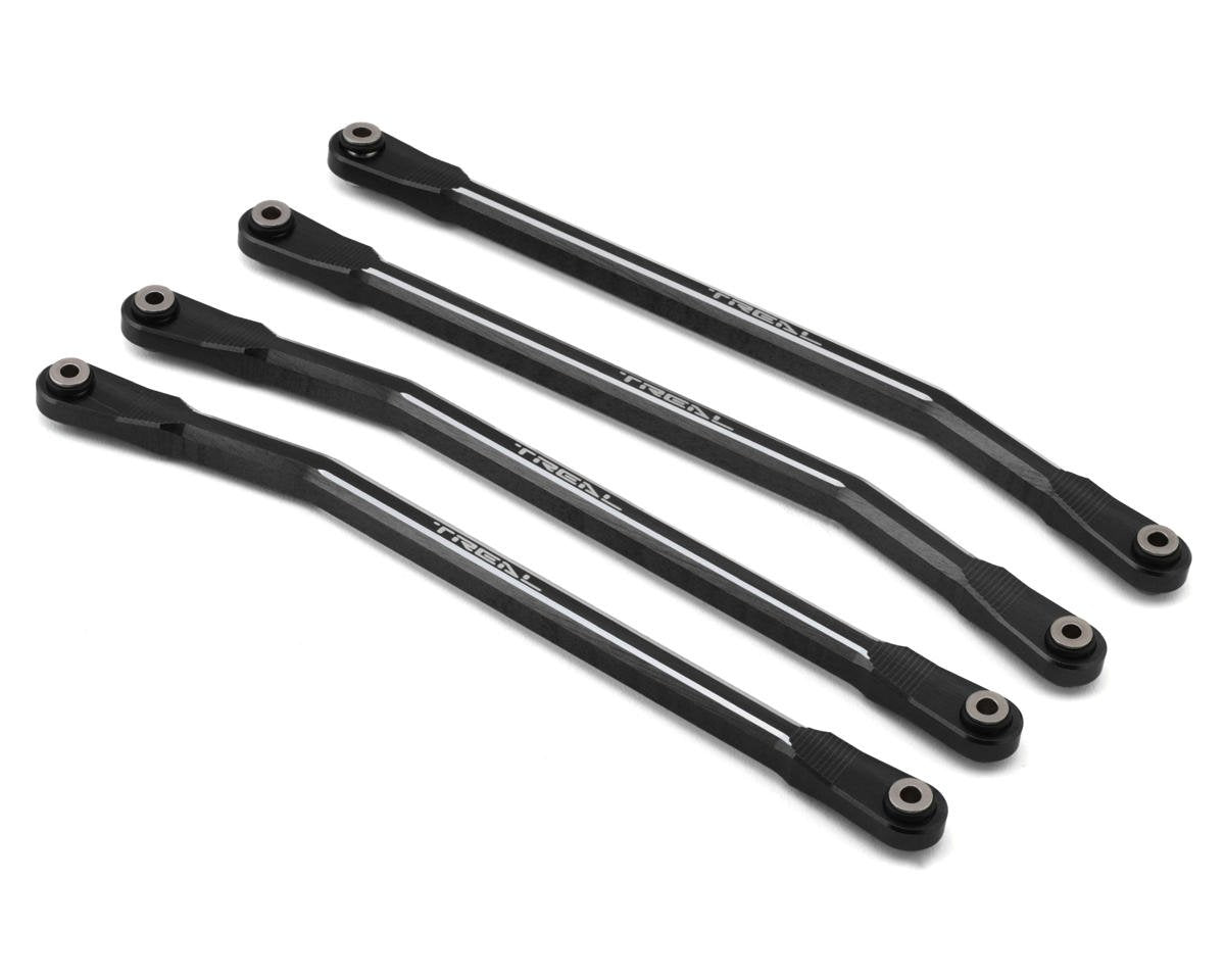 Treal Hobby SCX6 Aluminum High Clearance Link Set (Black) (4) (TLHTSCX6-86)