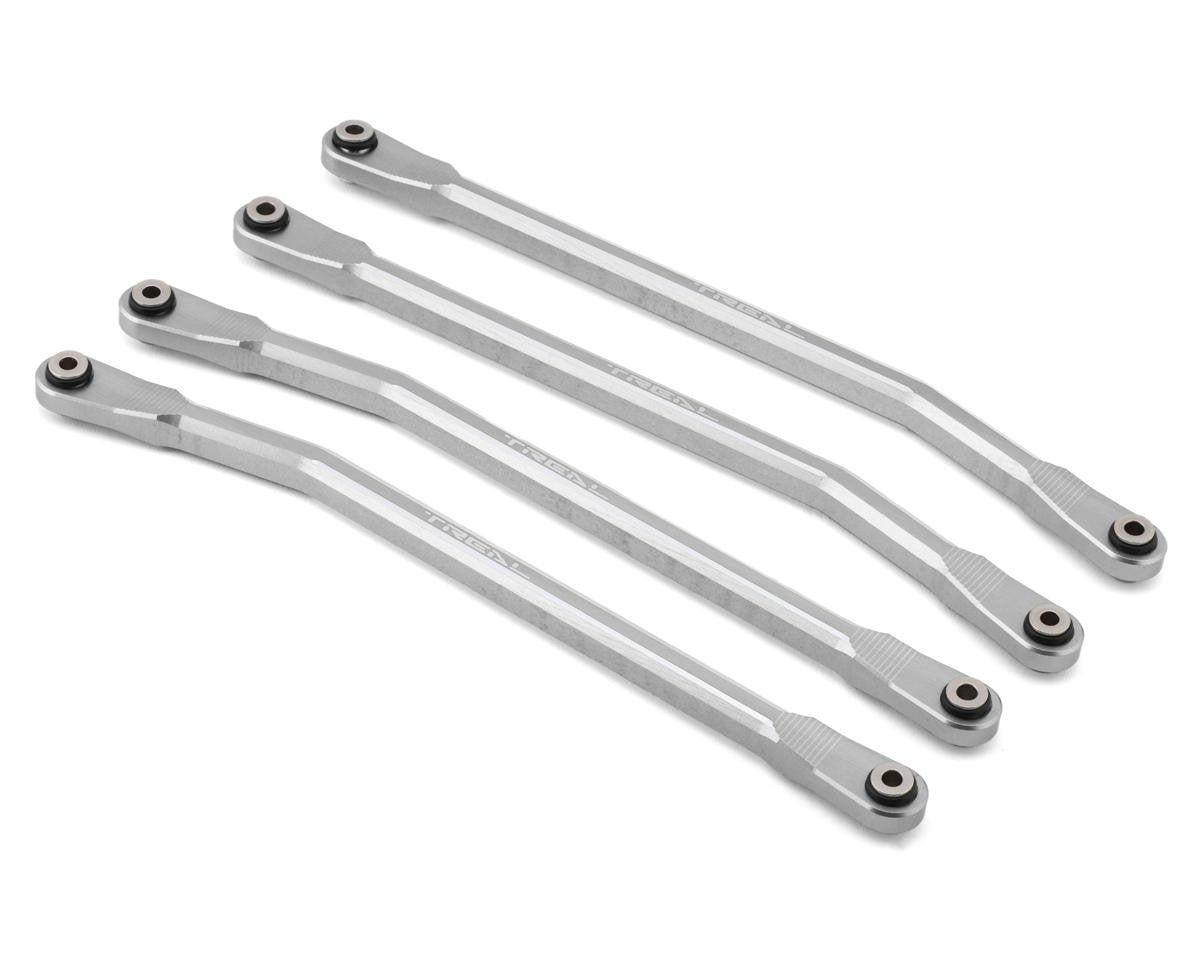 Treal Hobby SCX6 Aluminum High Clearance Link Set (Silver) (4) (TLHTSCX6-89)