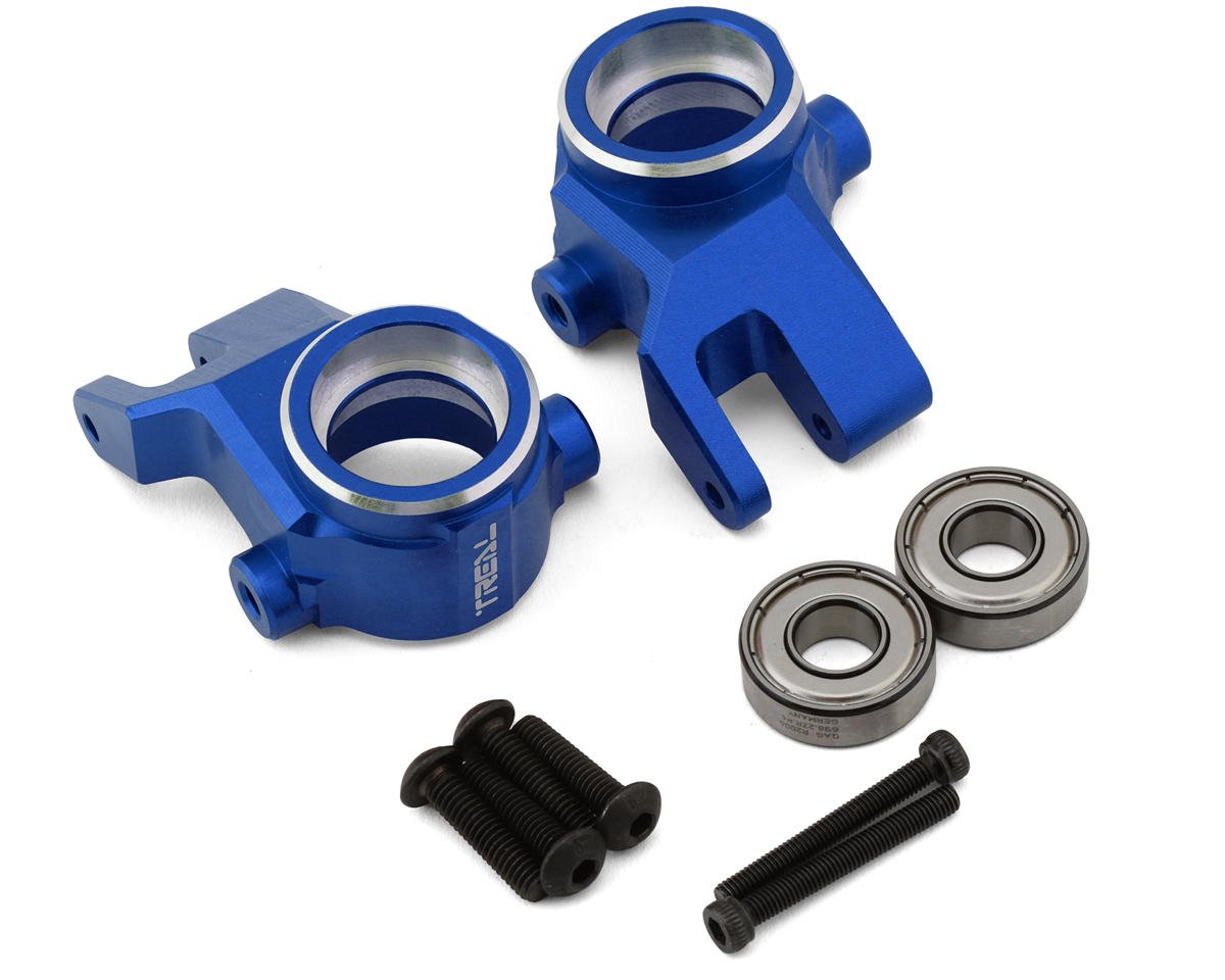 Treal Hobby Aluminum Steering Knuckles for Traxxas Sledge (Blue) (2) (TLHTSLEDGE-02)