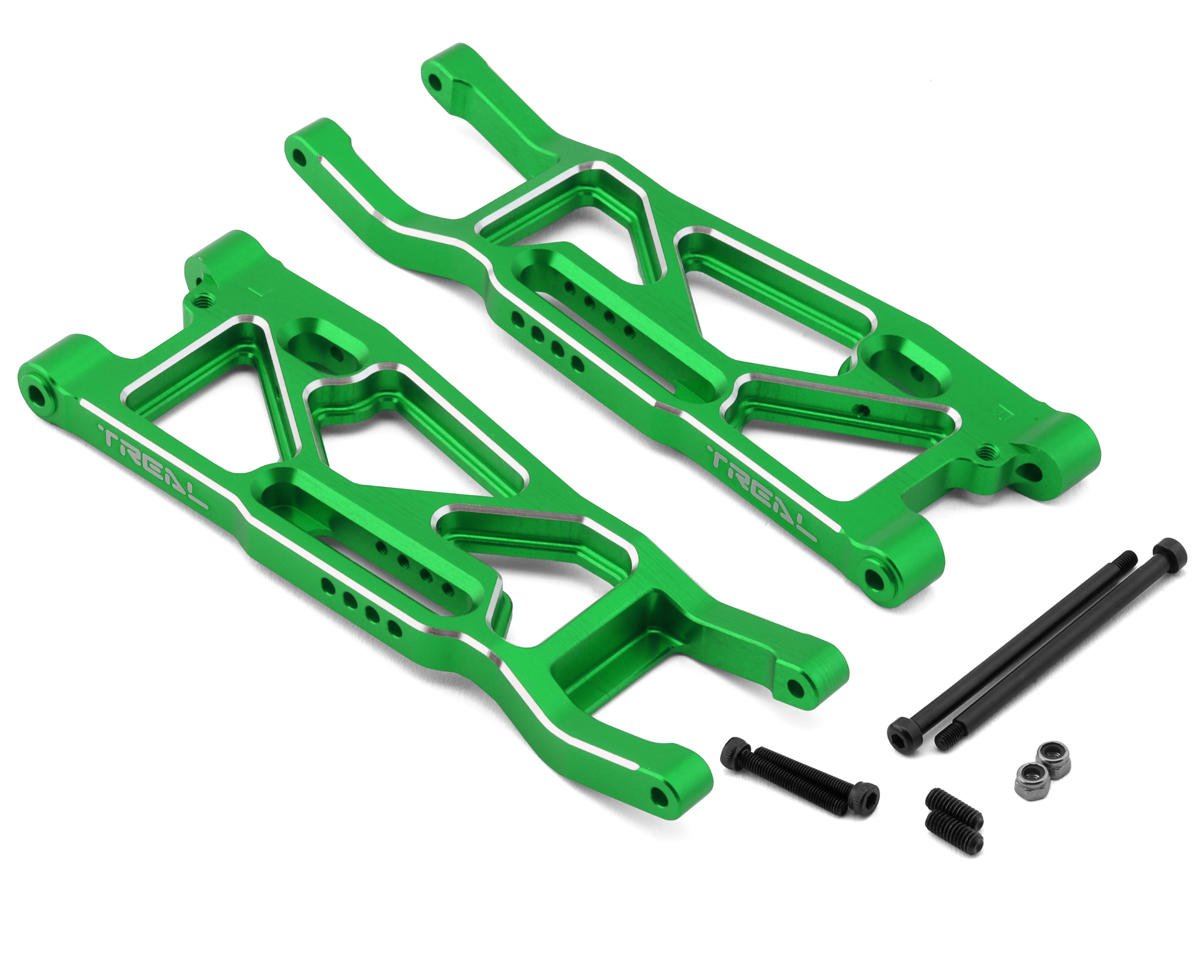 Treal Hobby Aluminum Front Suspension Arms for Traxxas Sledge (Green) (2) (TLHTSLEDGE-19)