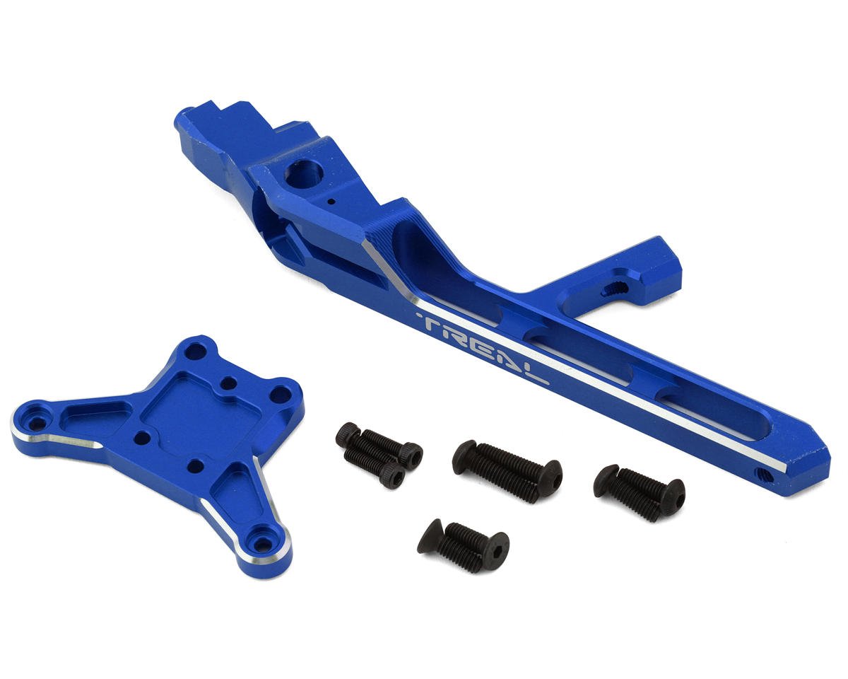 Treal Hobby Aluminum Rear Chassis Brace & Towers Set for Traxxas Sledge (Blue) (TLHTSLEDGE-46)
