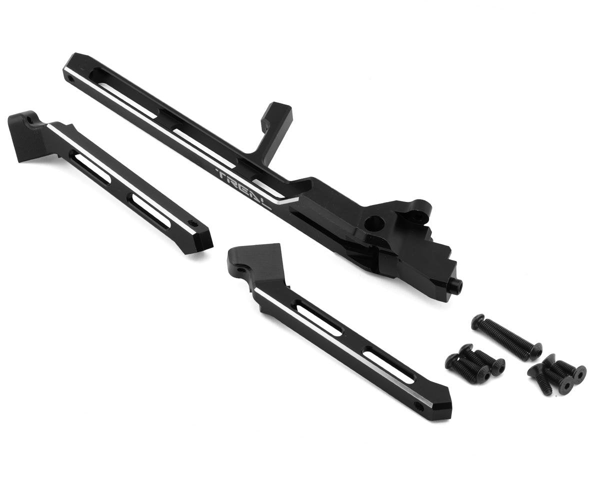 Treal Hobby Aluminum Rear Chassis Brace & Towers Set for Traxxas Sledge (Black) (TLHTSLEDGE-49)