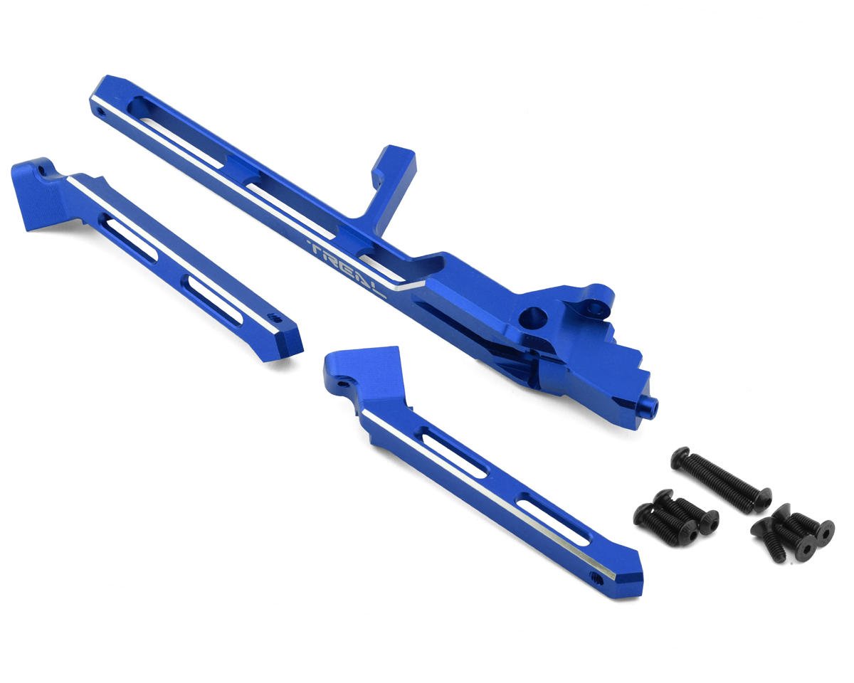 Treal Hobby Aluminum Rear Chassis Brace & Towers Set for Traxxas Sledge (Blue) (TLHTSLEDGE-50)