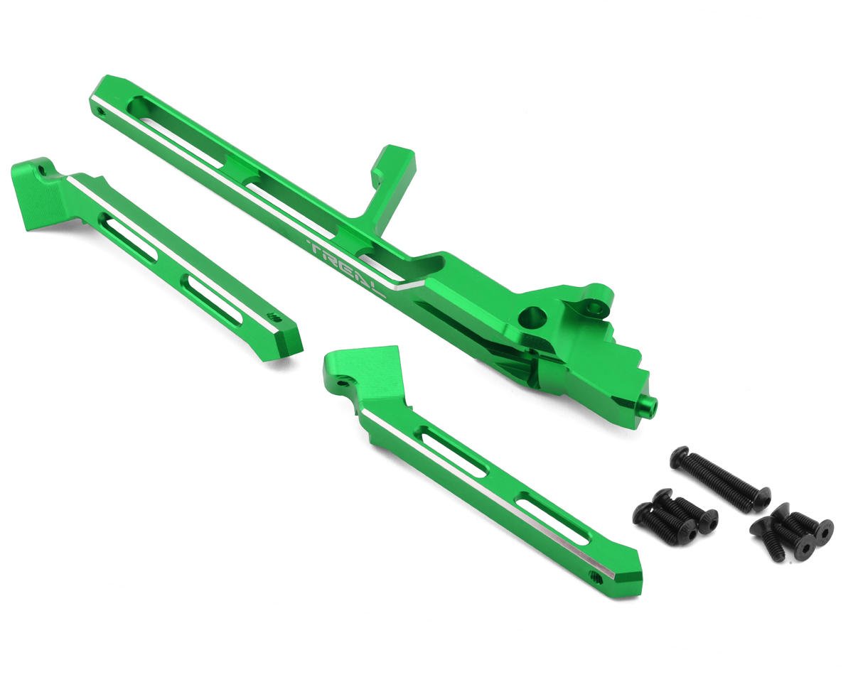 Treal Hobby Aluminum Rear Chassis Brace & Towers Set for Traxxas Sledge (Green) (TLHTSLEDGE-51)