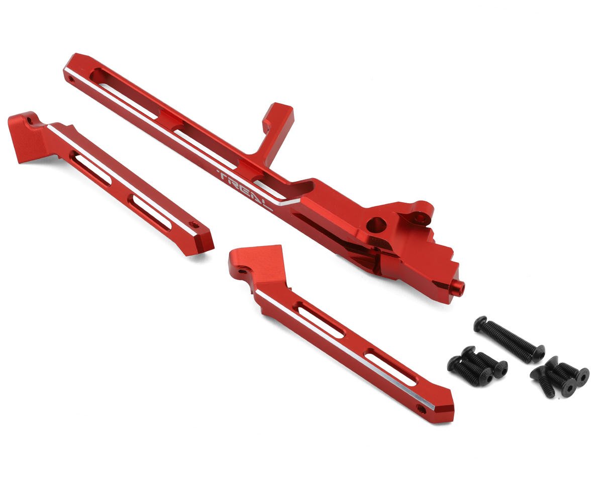 Treal Hobby Aluminum Rear Chassis Brace & Towers Set for Traxxas Sledge (Red) (TLHTSLEDGE-52)