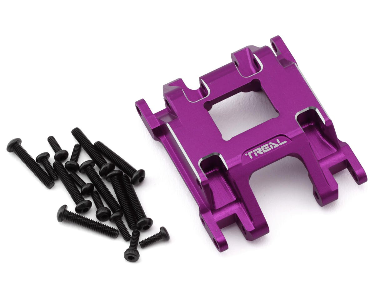 Treal Hobby TRX-4M Aluminum Center Skid Plate (Purple) (TLHTTRX-4M-26)
