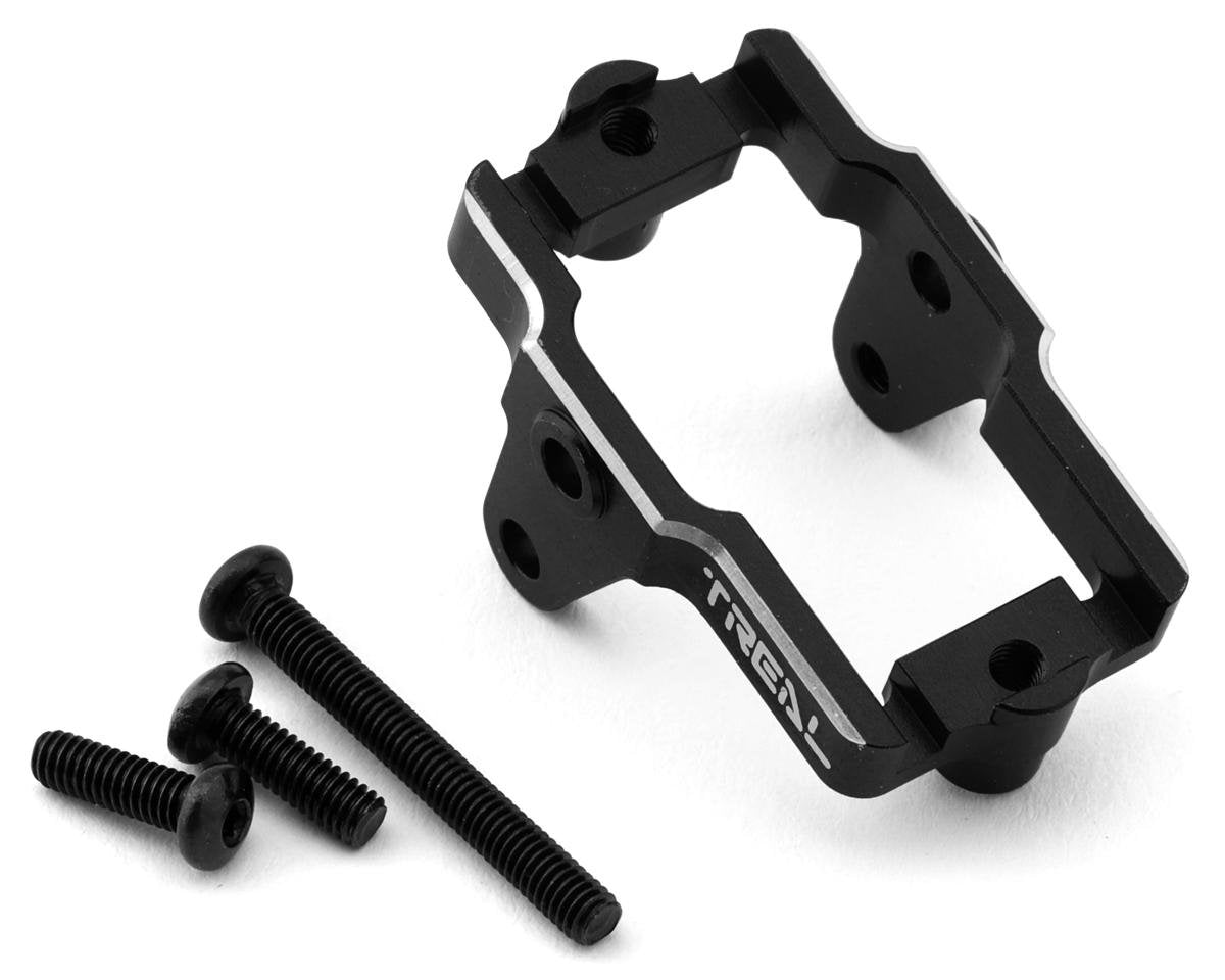 Treal Hobby Aluminum Servo Mount for Traxxas TRX-4M (Black) (TLHTTRX-4M-48)