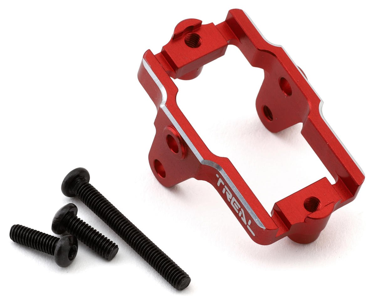 Treal Hobby Aluminum Servo Mount for Traxxas TRX-4M (Red) (TLHTTRX-4M-52)