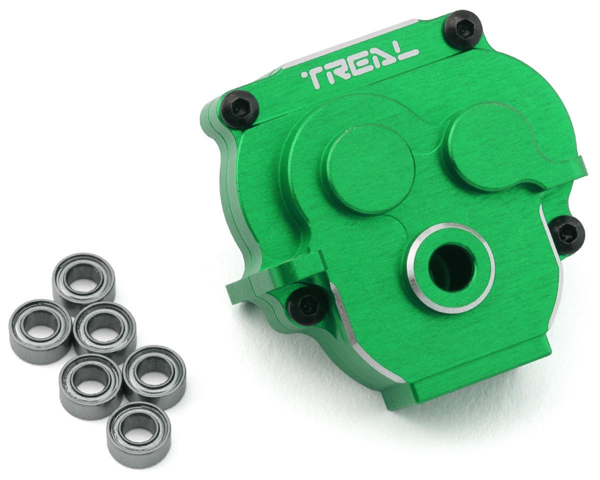 Treal Hobby Aluminum Transmission Gearbox Housing for Traxxas TRX-4M (Green) (TLHTTRX-4M-55)