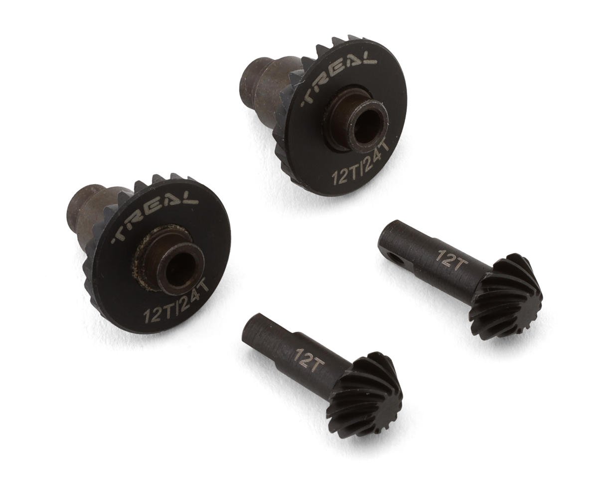 Treal Hobby Hardened Steel Differential Ring & Pinion Gears for Traxxas TRX-4M (TLHTTRX-4M-64)