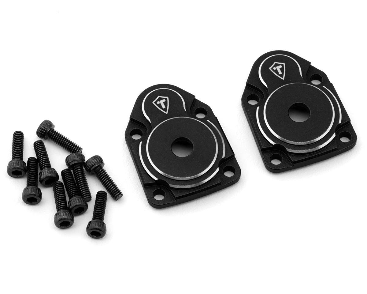 Treal Hobby Axial UTB18 Aluminum Portal Covers (Black) (2) (TLHTUTB18-02)
