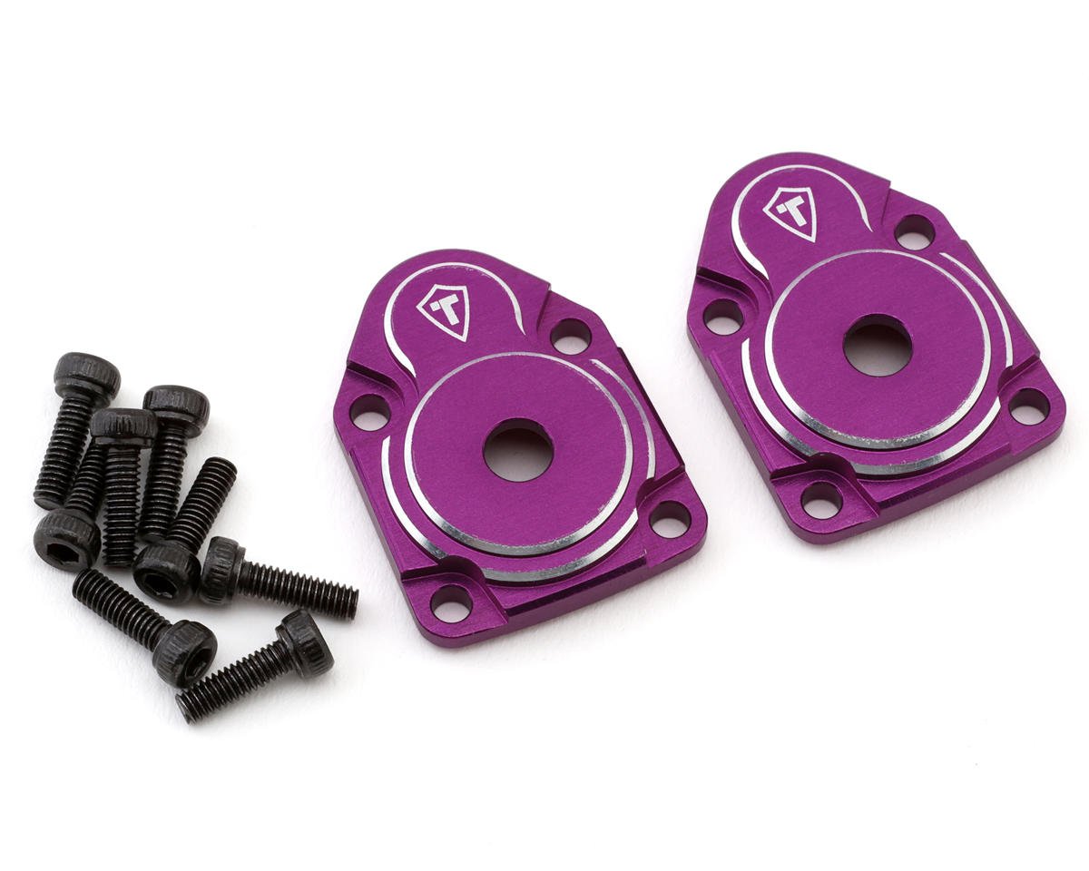 Treal Hobby Axial UTB18 Aluminum Portal Covers (Purple) (2) (TLHTUTB18-05)