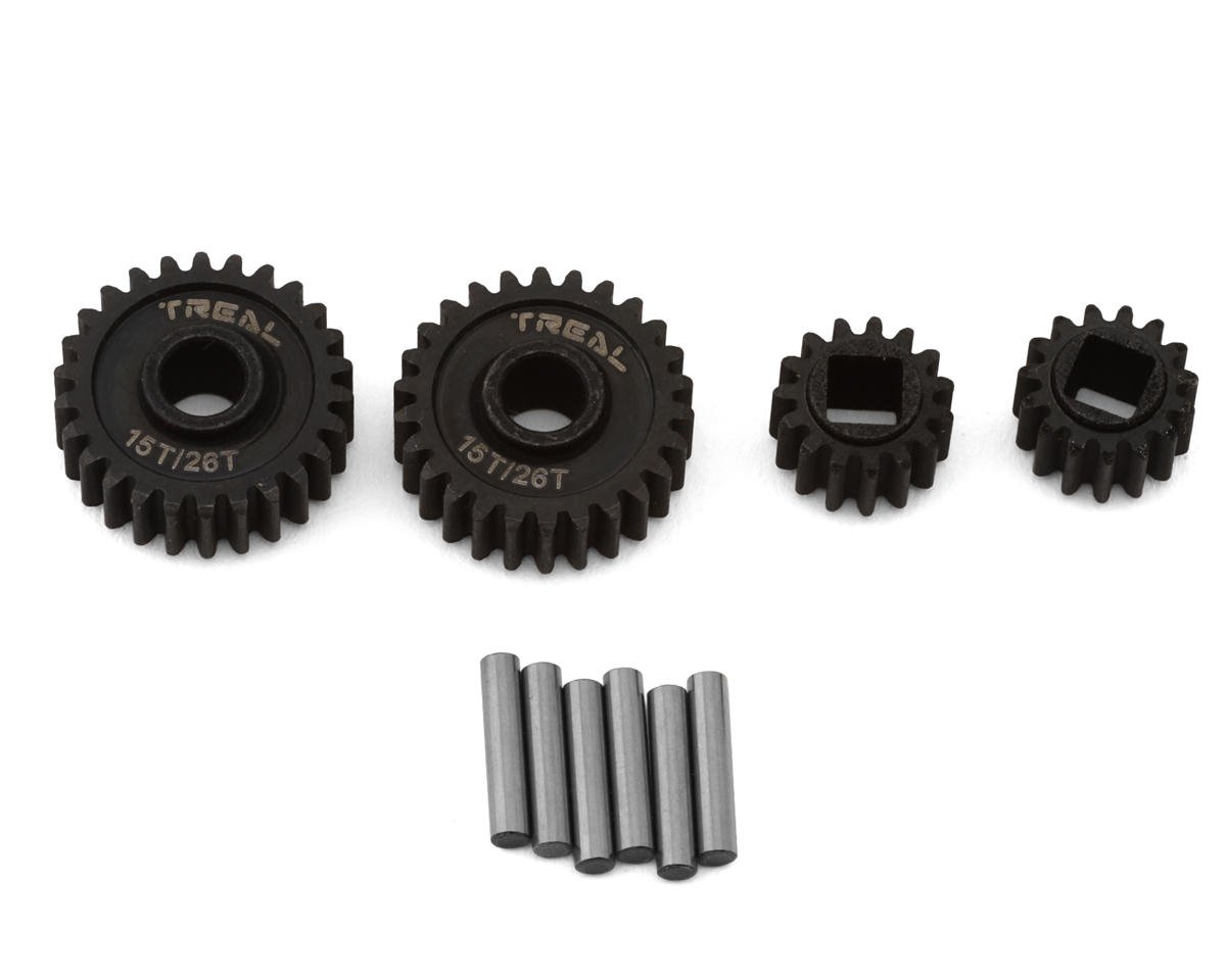 Treal Hobby Axial UTB18 Hardened Steel Portal Gears (15T/26T) (TLHTUTB18-34)