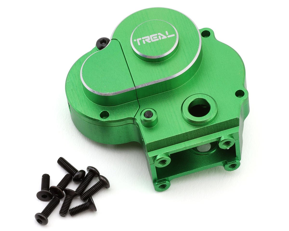 Treal Hobby Axial UTB18 Aluminum Transmission Housing Set (Green) (TLHTUTB18-44)