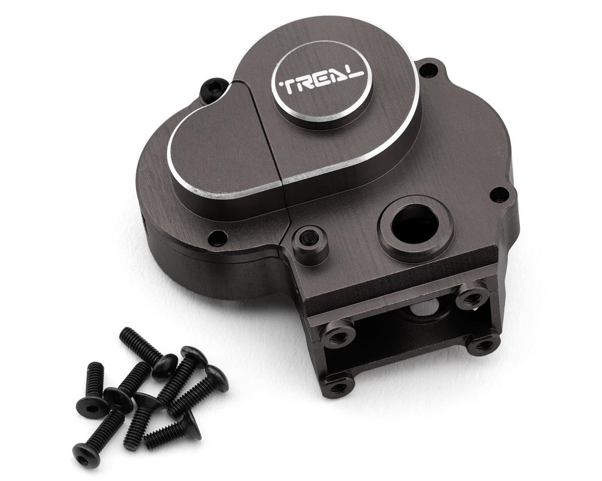 Treal Hobby Axial UTB18 Aluminum Transmission Housing Set (Titanium) (TLHTUTB18-47)