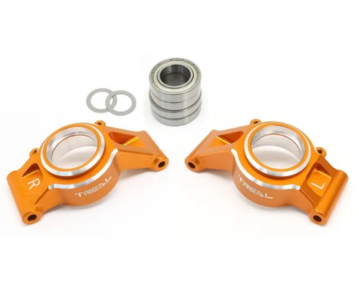 Treal Hobby 7075 Aluminum Rear Hub Set for Traxxas¨ X-Maxx¨ (Orange) (2) (TLHTXMAXX-39)