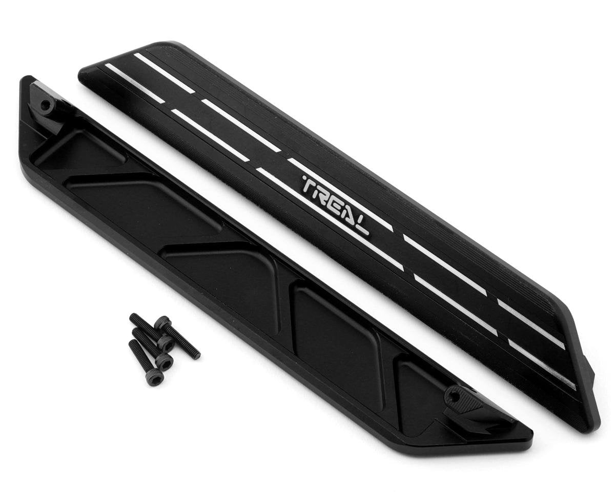 Treal Hobby Aluminum Side Rail Step Plates for Traxxas XRT (Black) (2) (TLHTXRT-11)