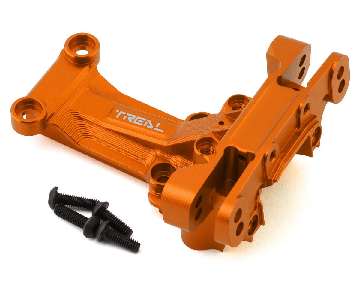 Treal Hobby Aluminum Front Upper Bulkhead for Traxxas XRT/X-Maxx (Orange) (TLHTXRT-29)