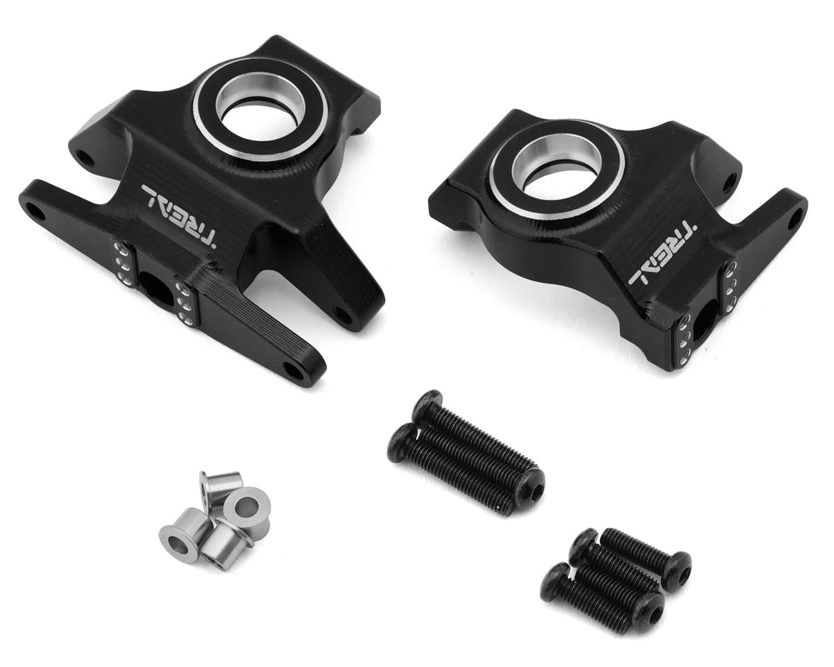 Treal Hobby Vanquish H10 Optic 7075 Aluminum Front Steering Knuckles (Black) (TLHVPH10-22)