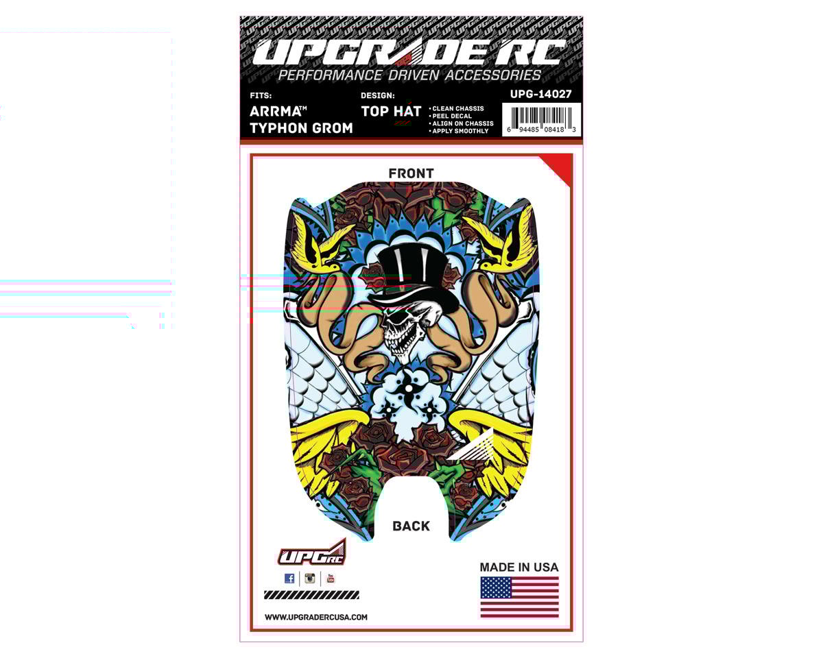 UpGrade RC Chassis Protector for Arrma¨ Typhonª Grom (Top Hat) (1) (UPG-14027)