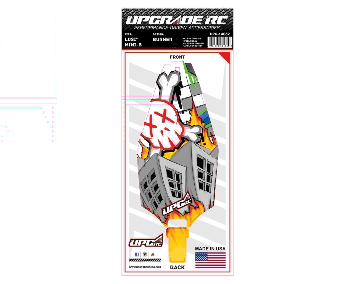 UpGrade RC Chassis Protector for Losi¨ Mini-Bª (Burner) (1) (UPG-14032)
