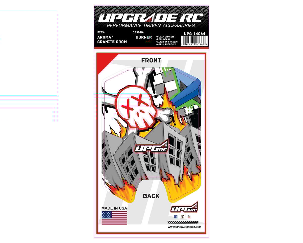 UpGrade RC Chassis Protector for Arrma¨ Graniteª Grom (Burner) (1) (UPG-14064)