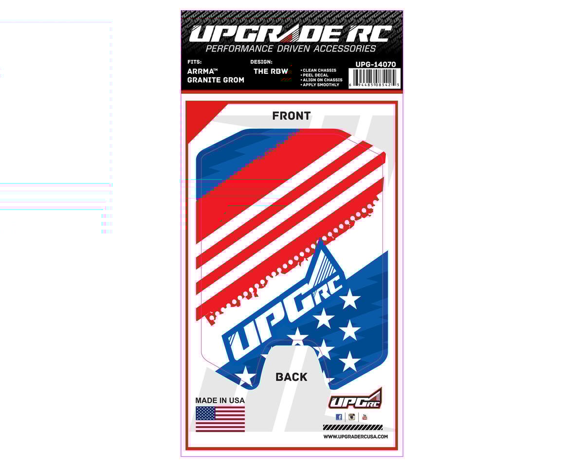UpGrade RC Chassis Protector for Arrma¨ Graniteª Grom (The RBW) (1) (UPG-14070)
