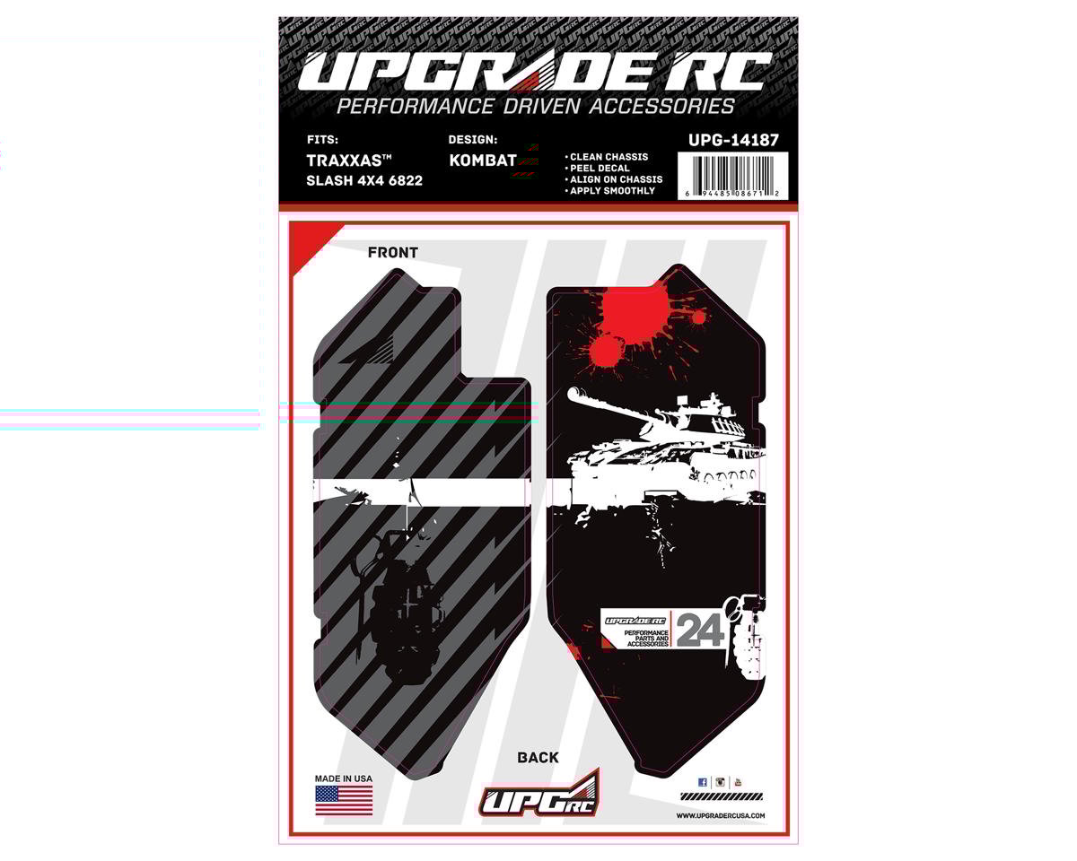 UpGrade RC Chassis Protector for Traxxas¨ Slash¨ 4x4 (Kombat) (1) (UPG-14187)