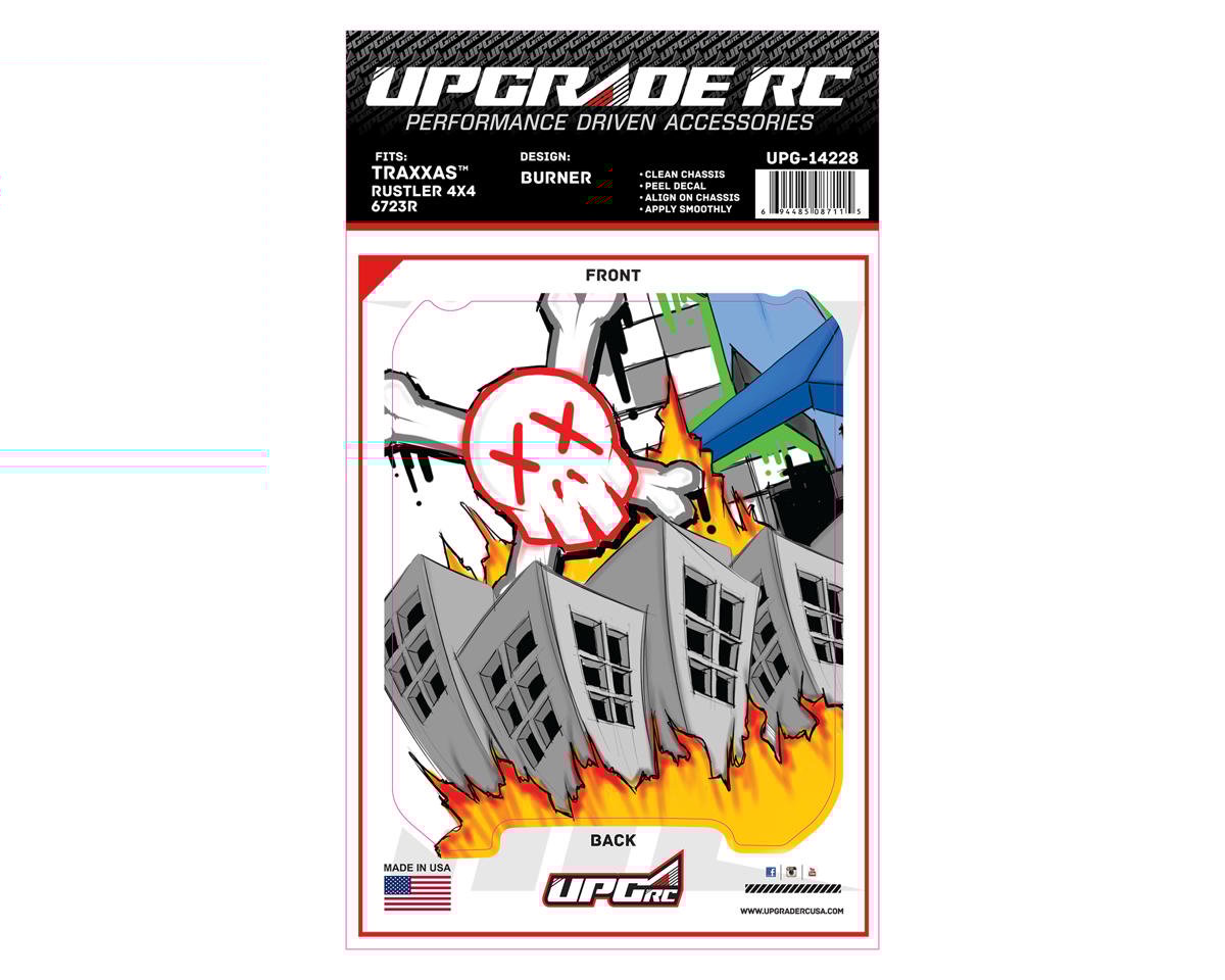 UpGrade RC Chassis Protector for Traxxas¨ Rustler¨ 4x4 (Burner) (1) (UPG-14228)