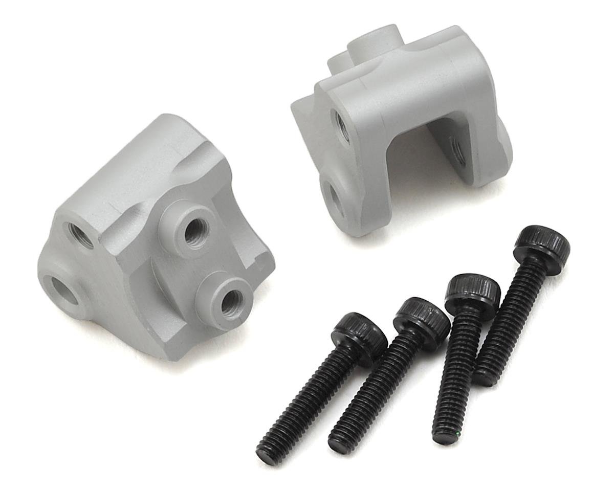 Vanquish Products SCX10 II Lower Link/Shock Mounts (2) (Silver) (VPS04467)