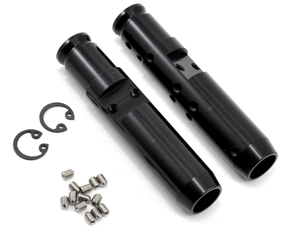 Vanquish Products "Currie Rockjock" SCX10 Rear Tubes (Black) (VPS06672)