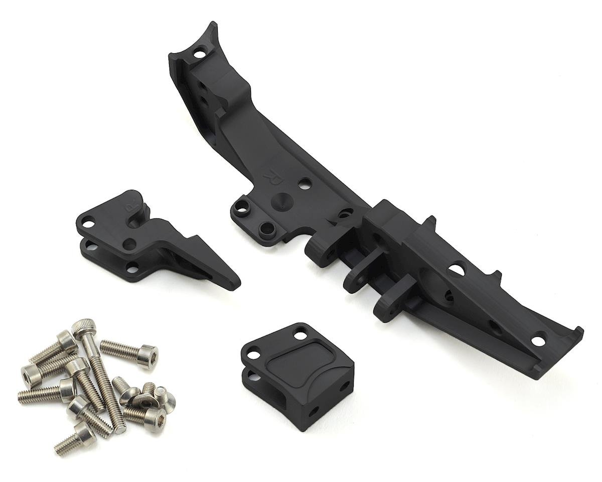 Vanquish Products Wraith Currie Rockjock 70 Rear Truss/Link Mounts (Black) (VPS06992)