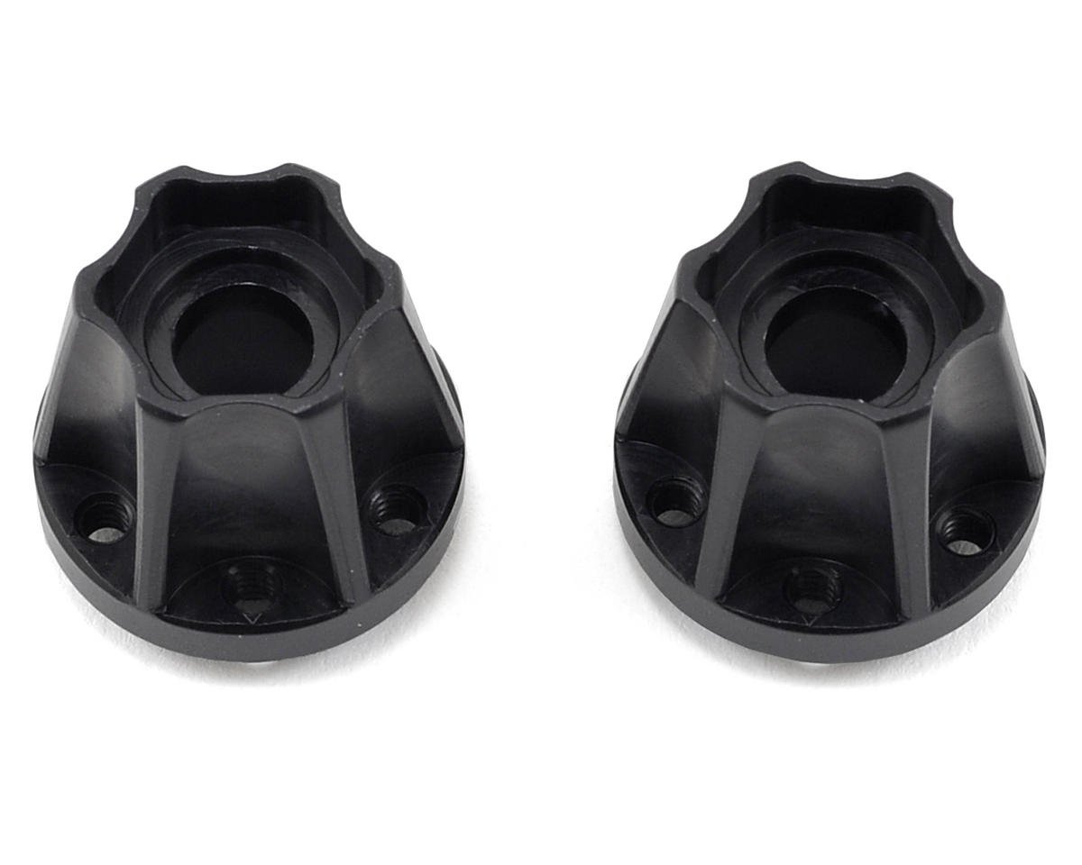 Vanquish Products SLW 725 Hex Hub Set (Black) (2) (0.725" Width) (VPS07115)