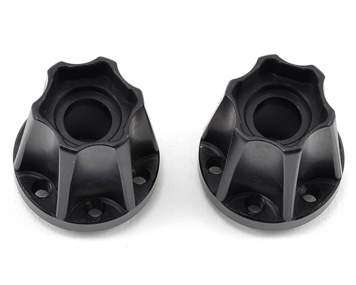Vanquish Products SLW 850 Hex Hub Set (Black) (2) (0.850" Width) (VPS07116)