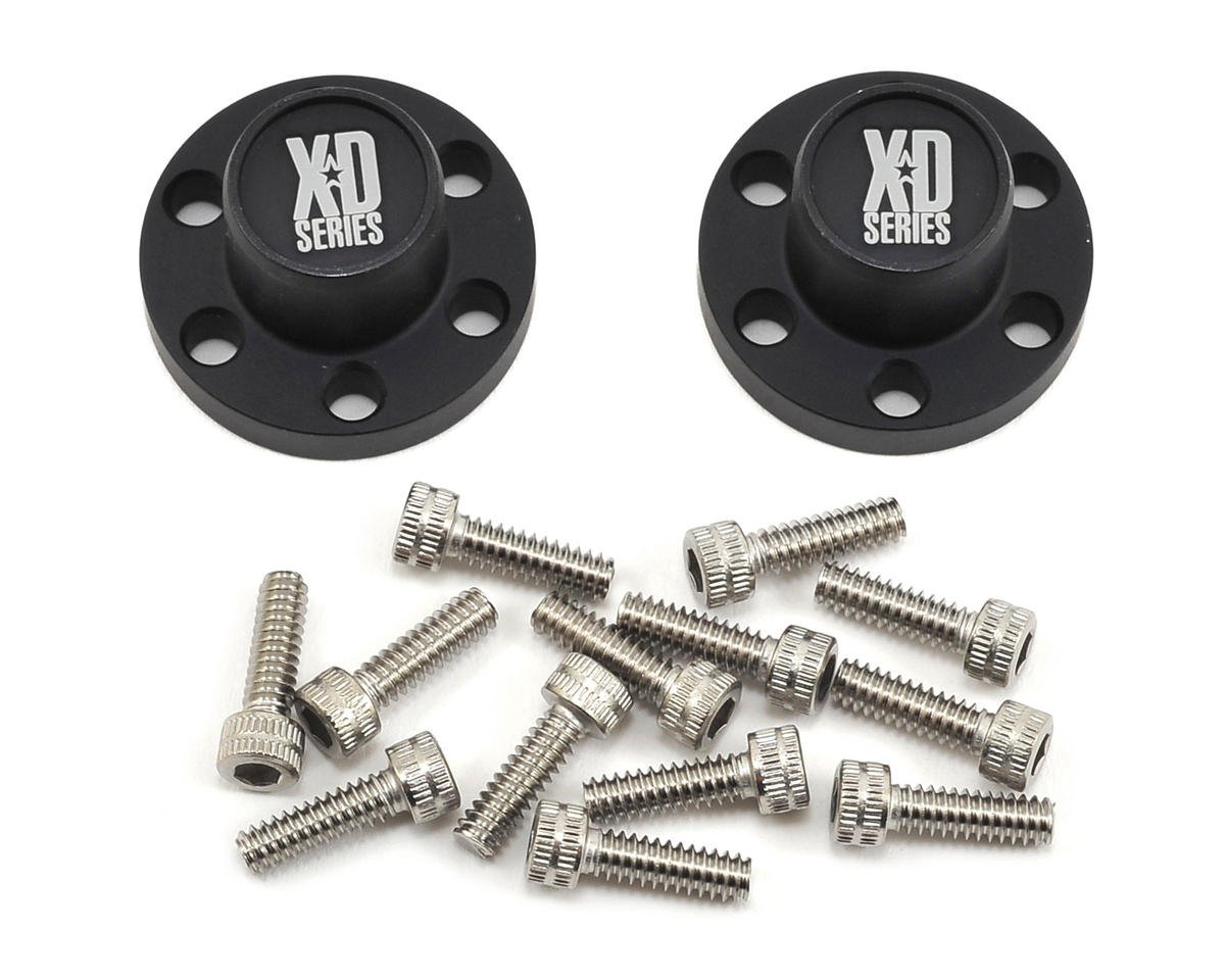 Vanquish Products XD Series Center Hubs (2) (Black) (VPS07720)