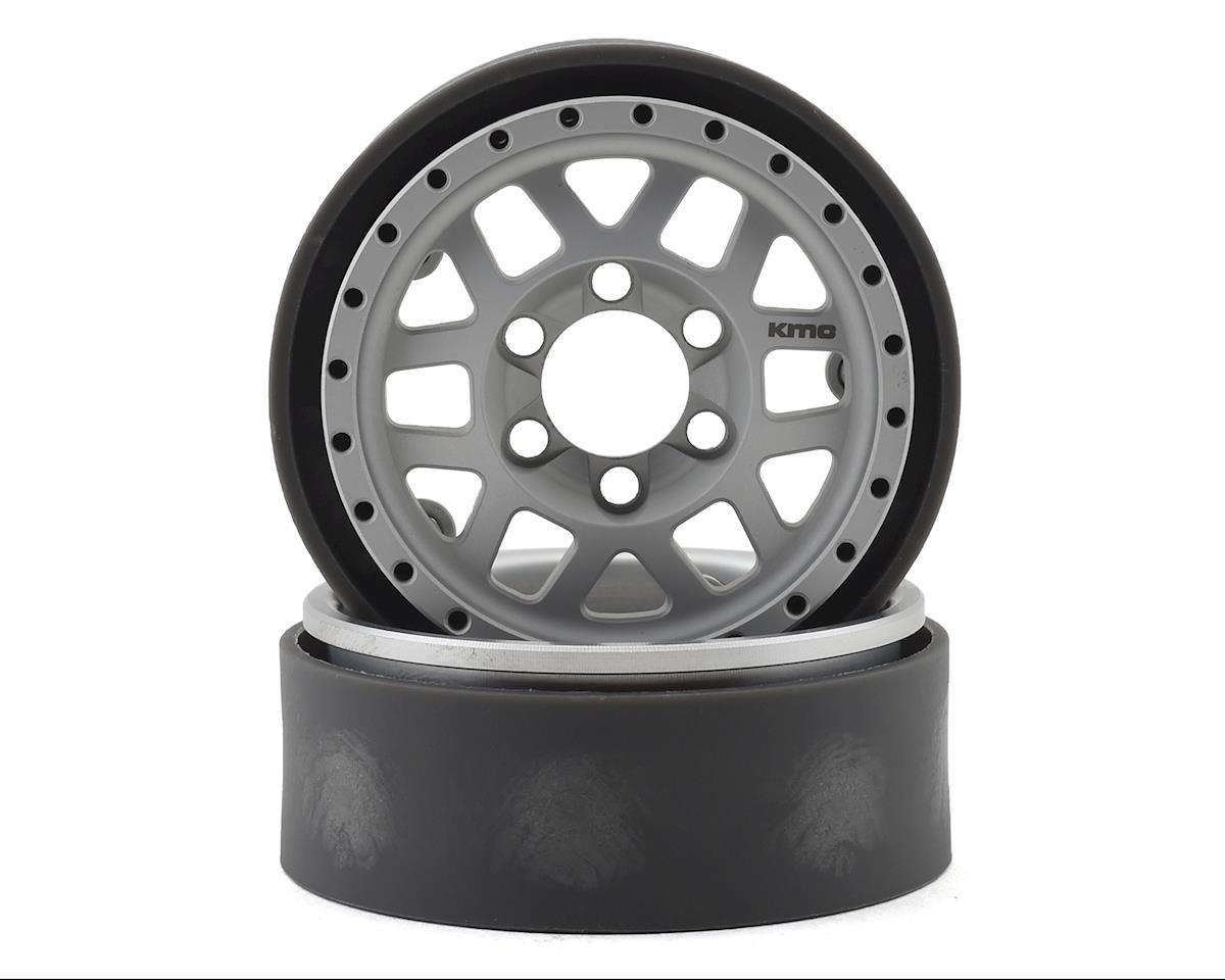 Vanquish Products KMC XD229 Machete V2 1.9" Beadlock Crawler Wheels (Clear) (2) (VPS07741)