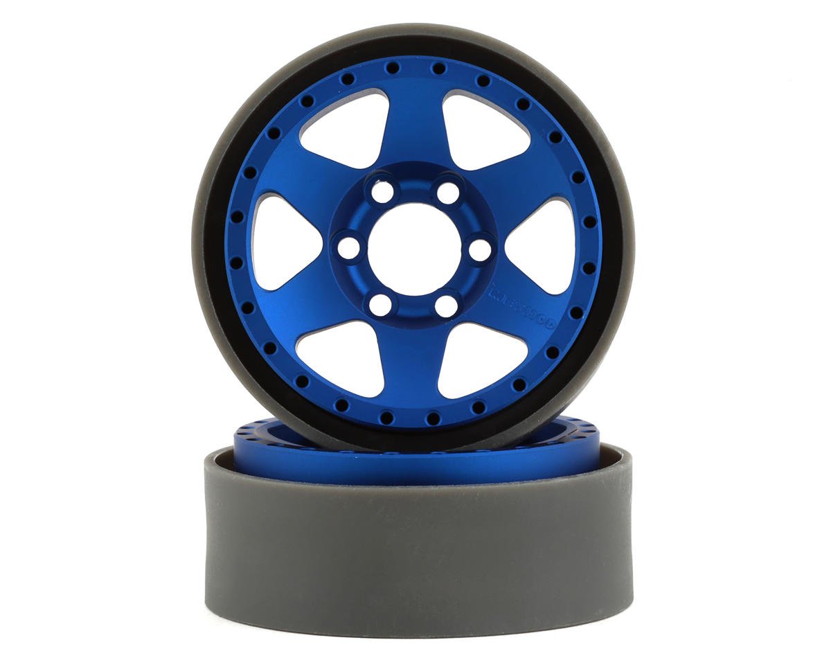 Vanquish Products Method MR310 1.9" Beadlock Crawler Wheels (Blue) (2) (VPS07767)