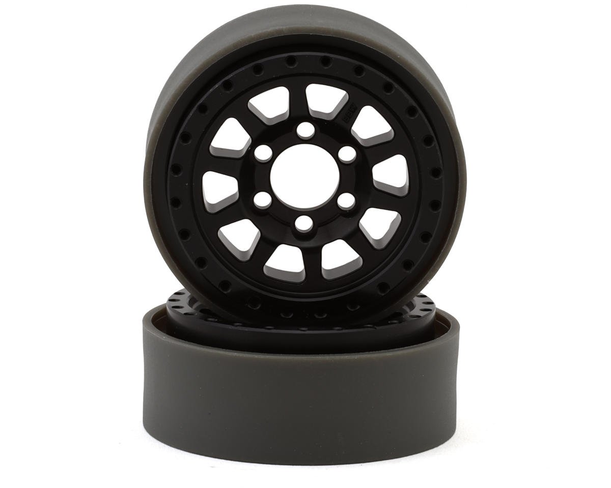 Vanquish Products Battle Born Sierra 1.9" Beadlock Crawler Wheels (Black) (2) (VPS08140)