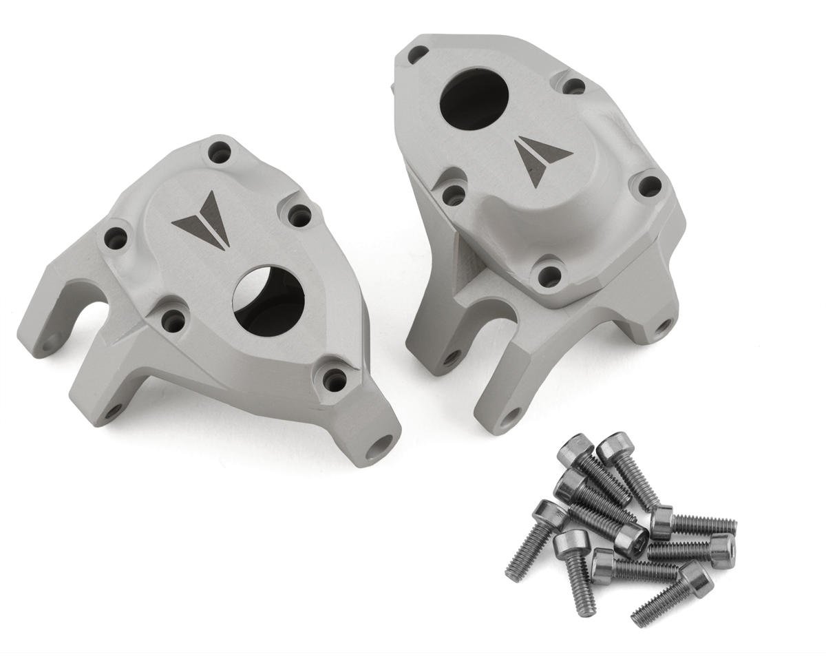 Vanquish Products F10 Portal Aluminum Front Knuckle Set (Silver) (2) (VPS08641)