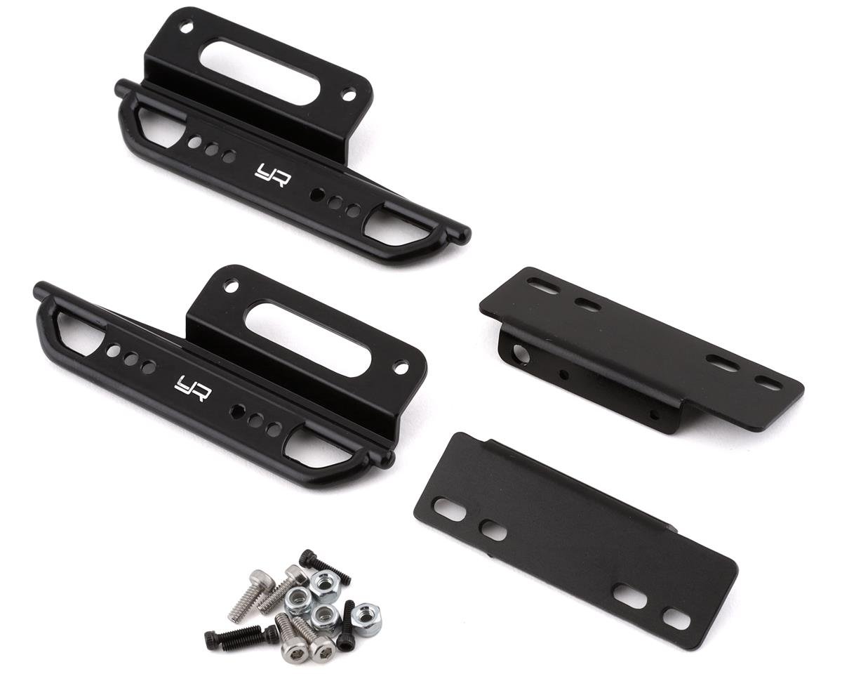 Yeah Racing Axial SCX24 Rock Sliders (Black) (AXI90081 & AXI00002V2) (YEA-AXSC-069)