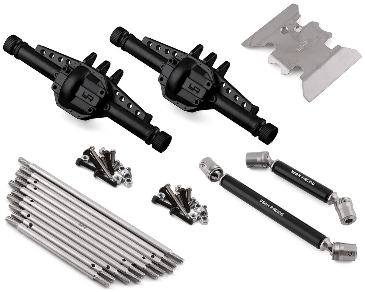 Yeah Racing Axial SCX10 II Aluminum Upgrade Kit (Black) (YEA-AXSC-S02)