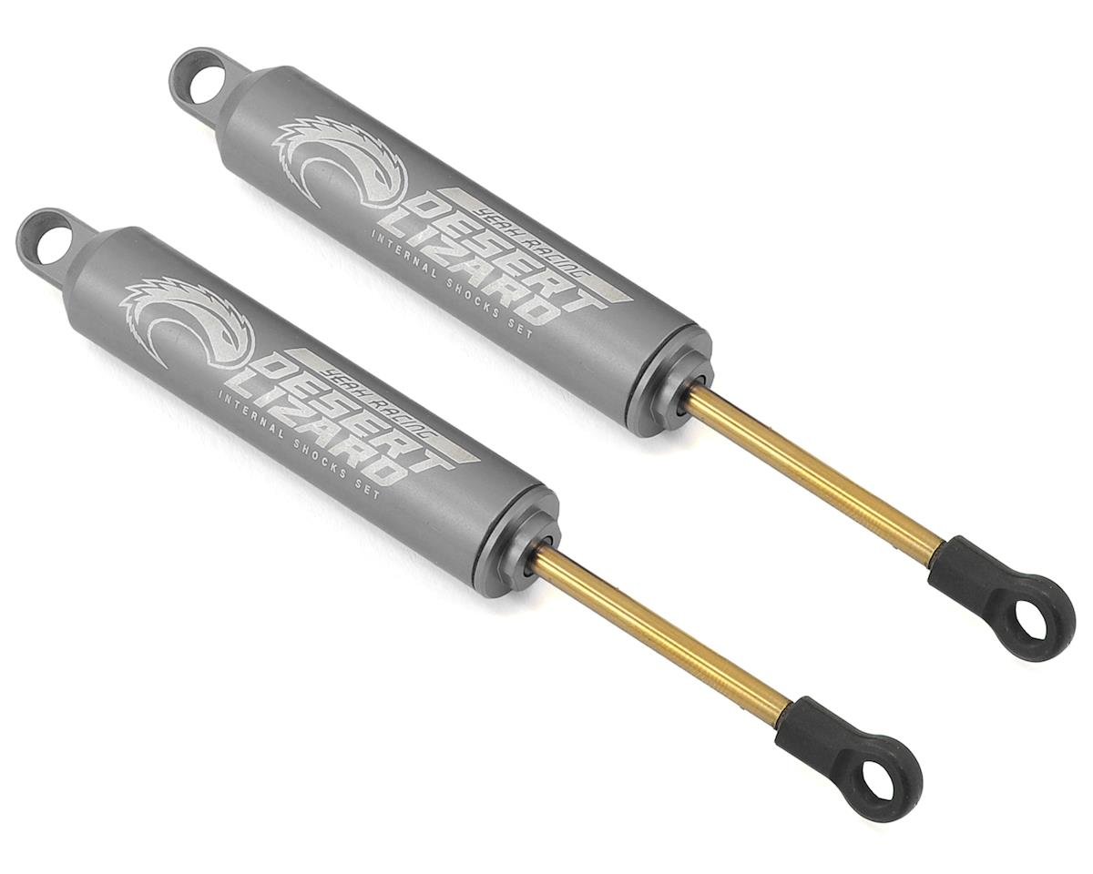 Yeah Racing 110mm Desert Lizard Two Stage Internal Spring Damper (2) (Gun Metal) (YEA-DDL-110GM)