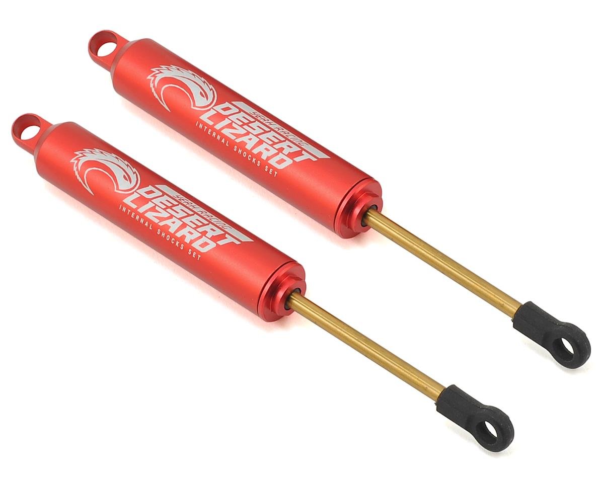Yeah Racing 120mm Desert Lizard Two Stage Internal Spring Shock (2) (Red) (YEA-DDL-120RD)