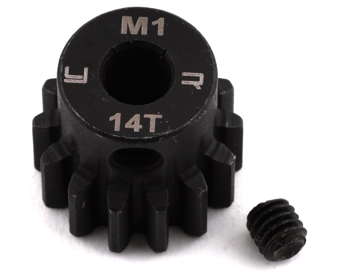 Yeah Racing Hardened Steel Mod 1 Pinion Gear (5mm Bore) (14T) (YEA-MG-10004)