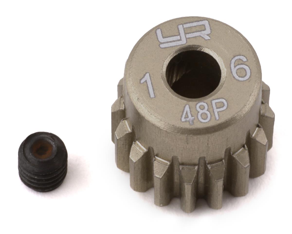 Yeah Racing 48P Hard Coated Aluminum Pinion Gear (16T) (YEA-MG-48016)
