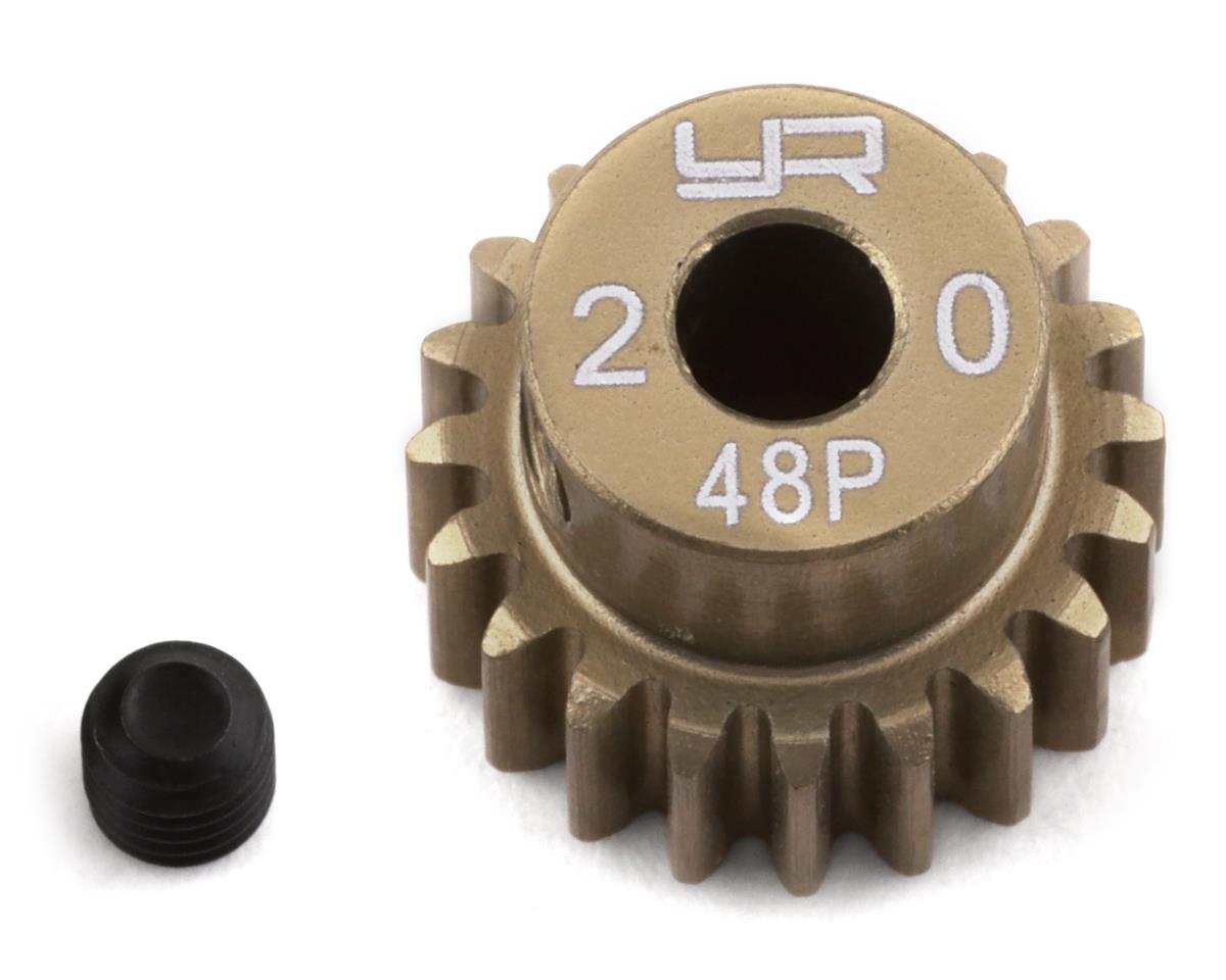 Yeah Racing 48P Hard Coated Aluminum Pinion Gear (20T) (YEA-MG-48020)