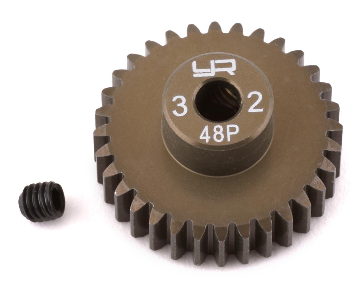 Yeah Racing 48P Hard Coated Aluminum Pinion Gear (32T) (YEA-MG-48032)